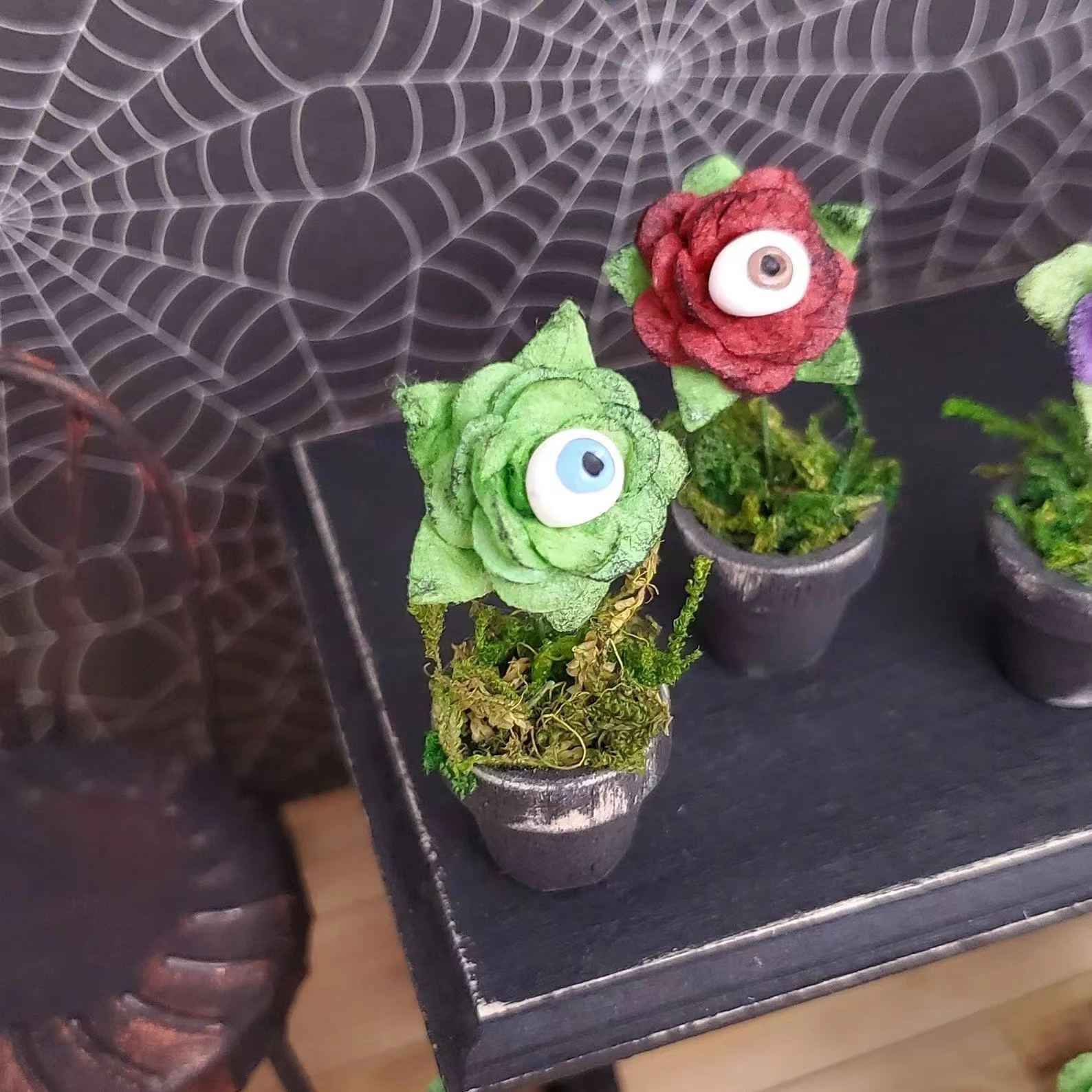 Mini Flower Basket Bonsai Decoration