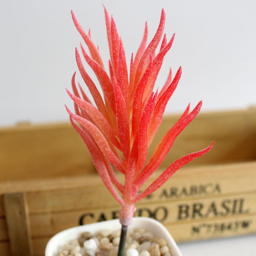 Flower-Arrangement-Accessories Plants Artificial DIY Red 39-Styles Flocking