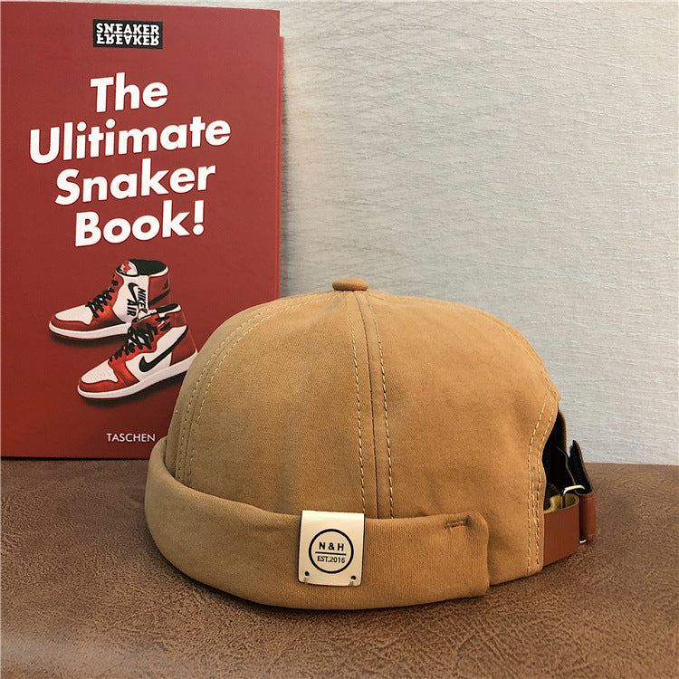 Fashion Retro Wild Letter Beanie Hat