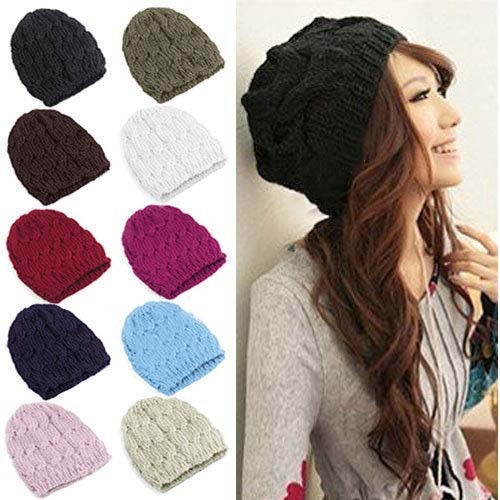 Women's knitted beanie hat