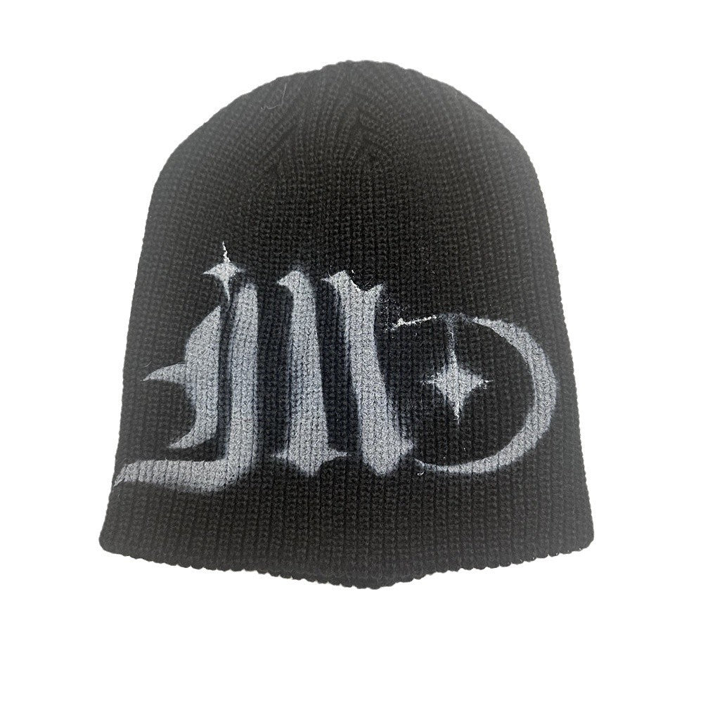 Street Style Letters Pile Heap Cap Beanie Hat Female Autumn And Winter Street