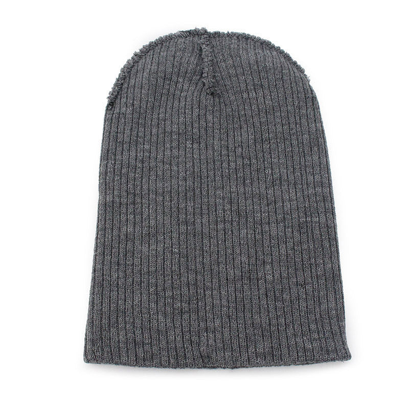 Double Stripe Warm Outdoor Knitted Beanie Hat