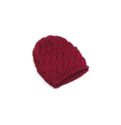 Women's knitted beanie hat