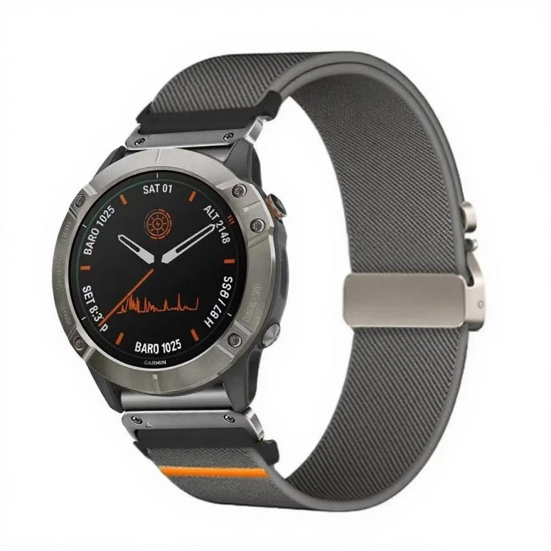 Elastic String Fabric Woven Men Watch Strap