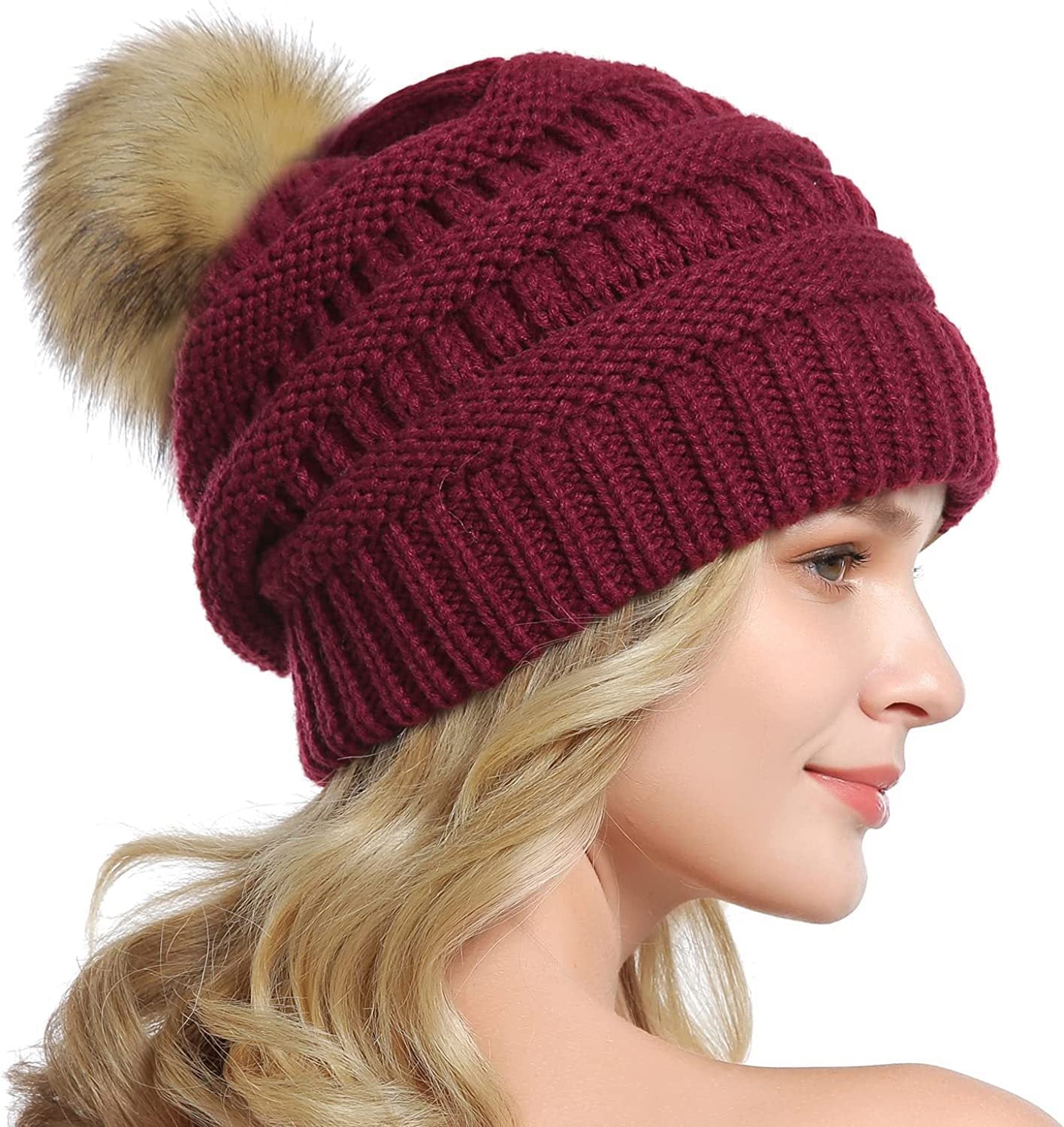 Knitted Casual Beanie Warm Winter Hat