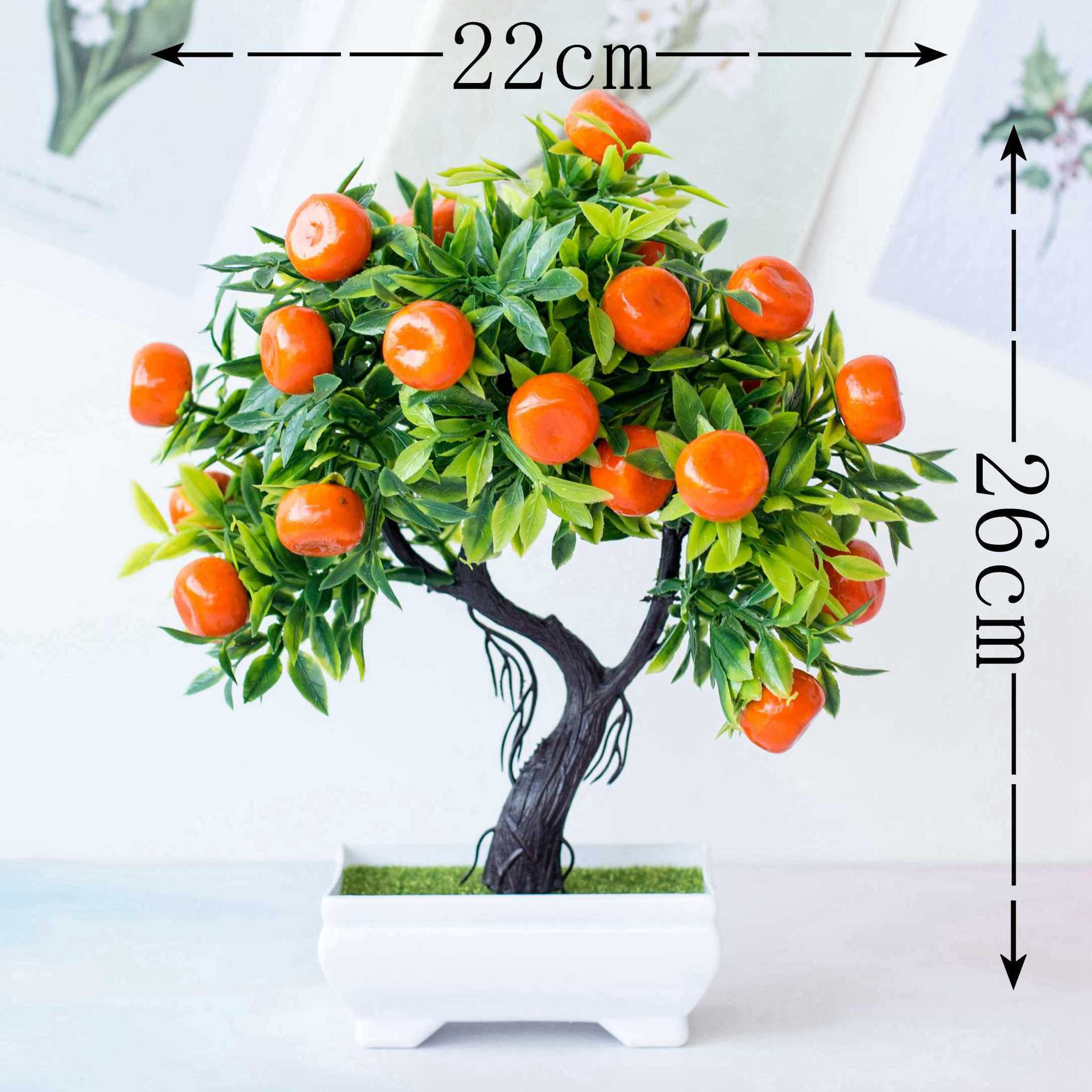 Fruit Tree Modeling Plastic Plant Bonsai Ornaments