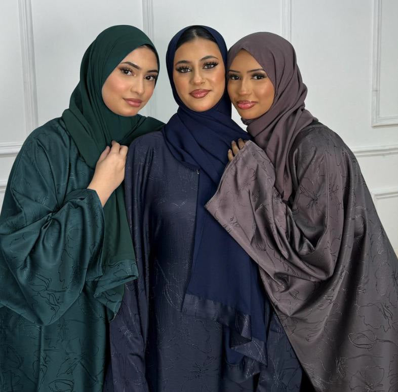 Elegant Premium Polyester Abayas: Stylish Comfort in Sizes S to 2XL