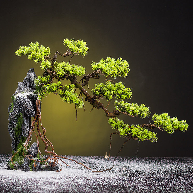 New Chinese Creative Simulation Welcome Pine Bonsai