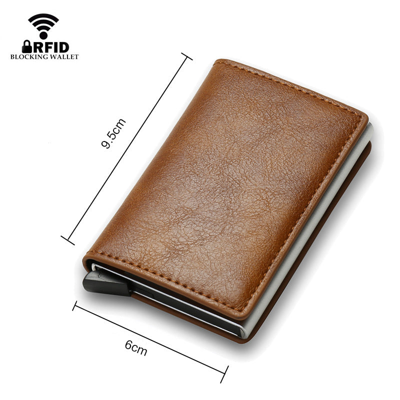 Slim Credit Card Holder Wallet – Minimalist Secure Design for Men & Women