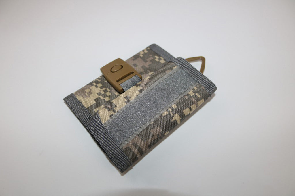 Velcro Shortcut Camouflage Wallet