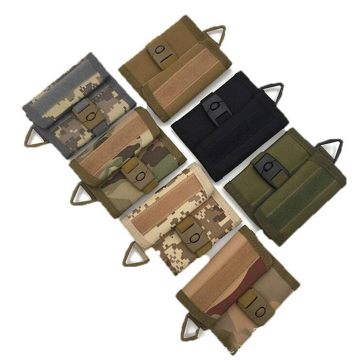 Velcro Shortcut Camouflage Wallet