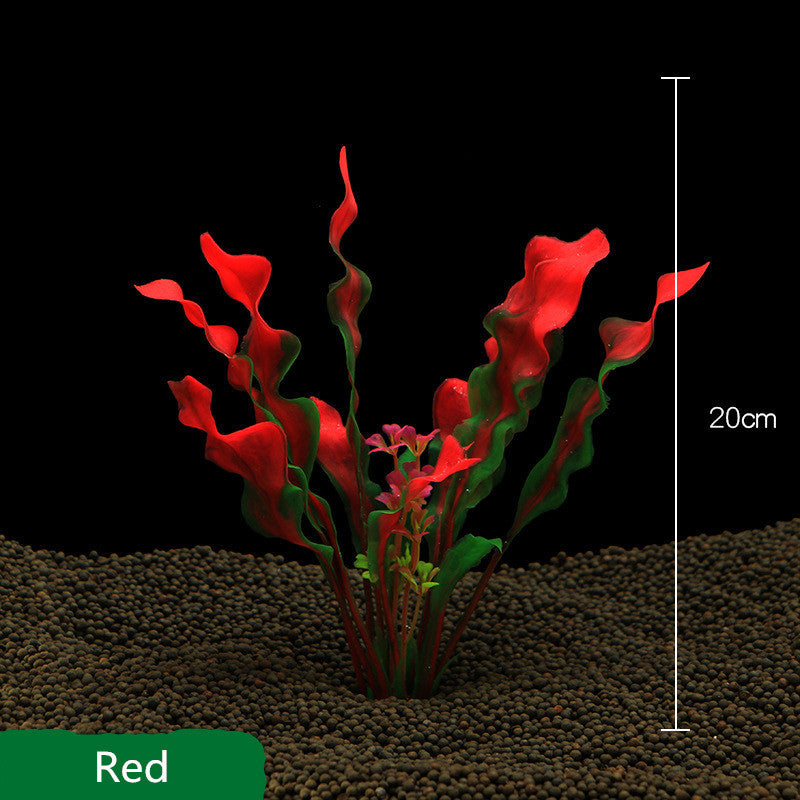 Fish Tank Decoration Simulation Water Plants Aquarium Landscaping Scenery Plastic Flowers Water Plants Crafts Gifts Water Plants Ca12-N