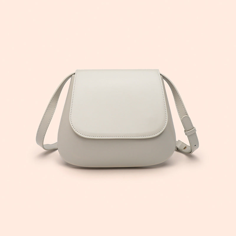 Crossbody Bag Vegan Leather Women Retro Small Saddle Satchel Shoulder Bag With Long Adjustable Strap