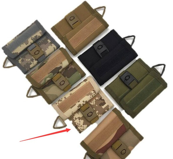 Velcro Shortcut Camouflage Wallet