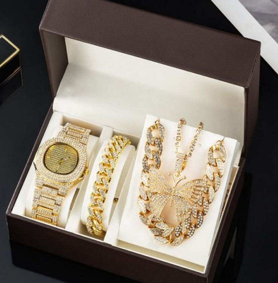 Three-Piece Gift Box Quartz Watch