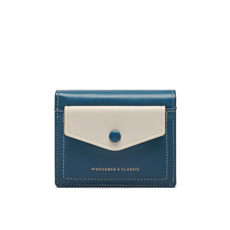 Women’s Short Leather Wallet – Urban Minimalist Design