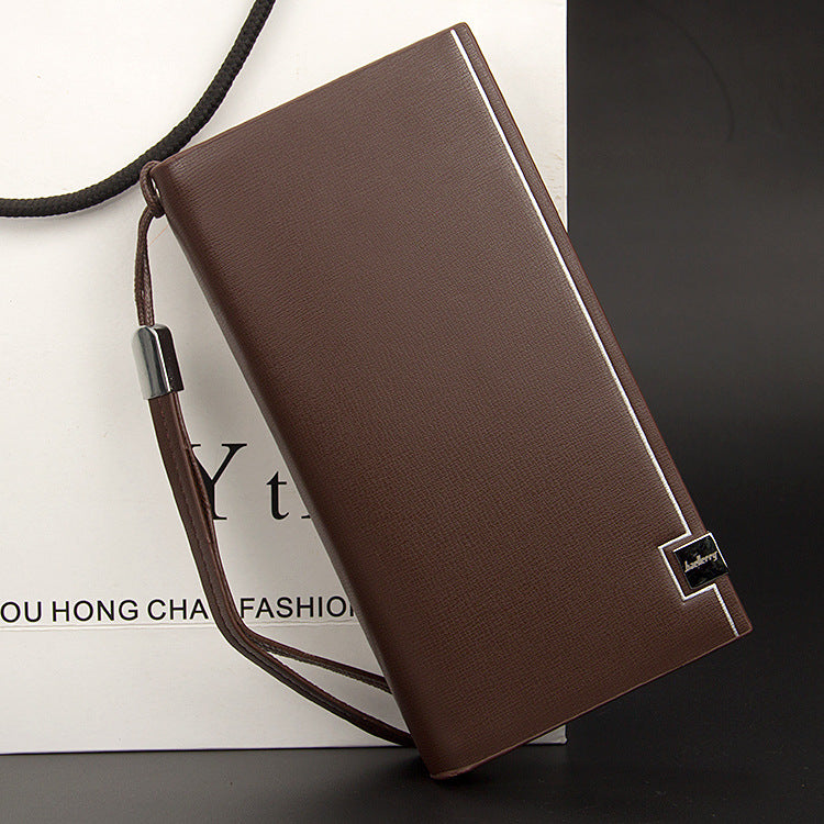 The new baellerry multifunctional hand bag Mens Long Wallet boy Bag Wallet