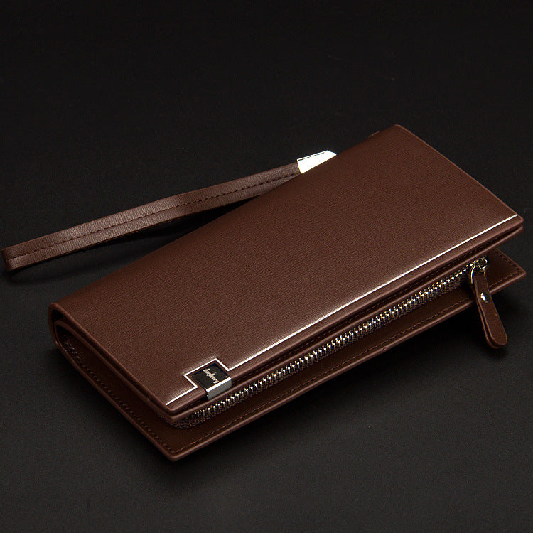 The new baellerry multifunctional hand bag Mens Long Wallet boy Bag Wallet