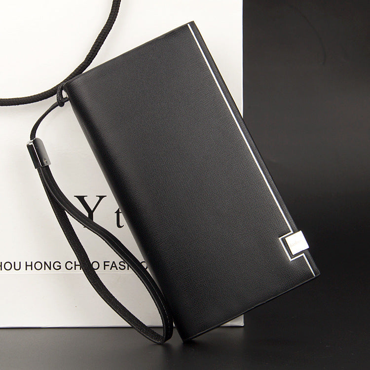 The new baellerry multifunctional hand bag Mens Long Wallet boy Bag Wallet