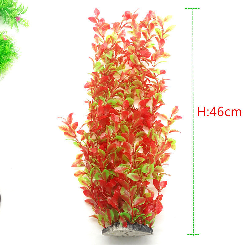 Aquarium Fish Tank Decoration 46 Cm Artificial Plastic Water Plants
