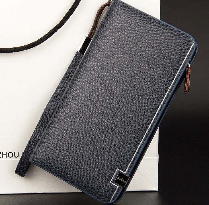 The new baellerry multifunctional hand bag Mens Long Wallet boy Bag Wallet