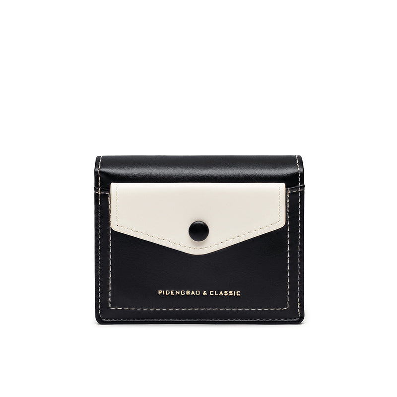 Women’s Short Leather Wallet – Urban Minimalist Design