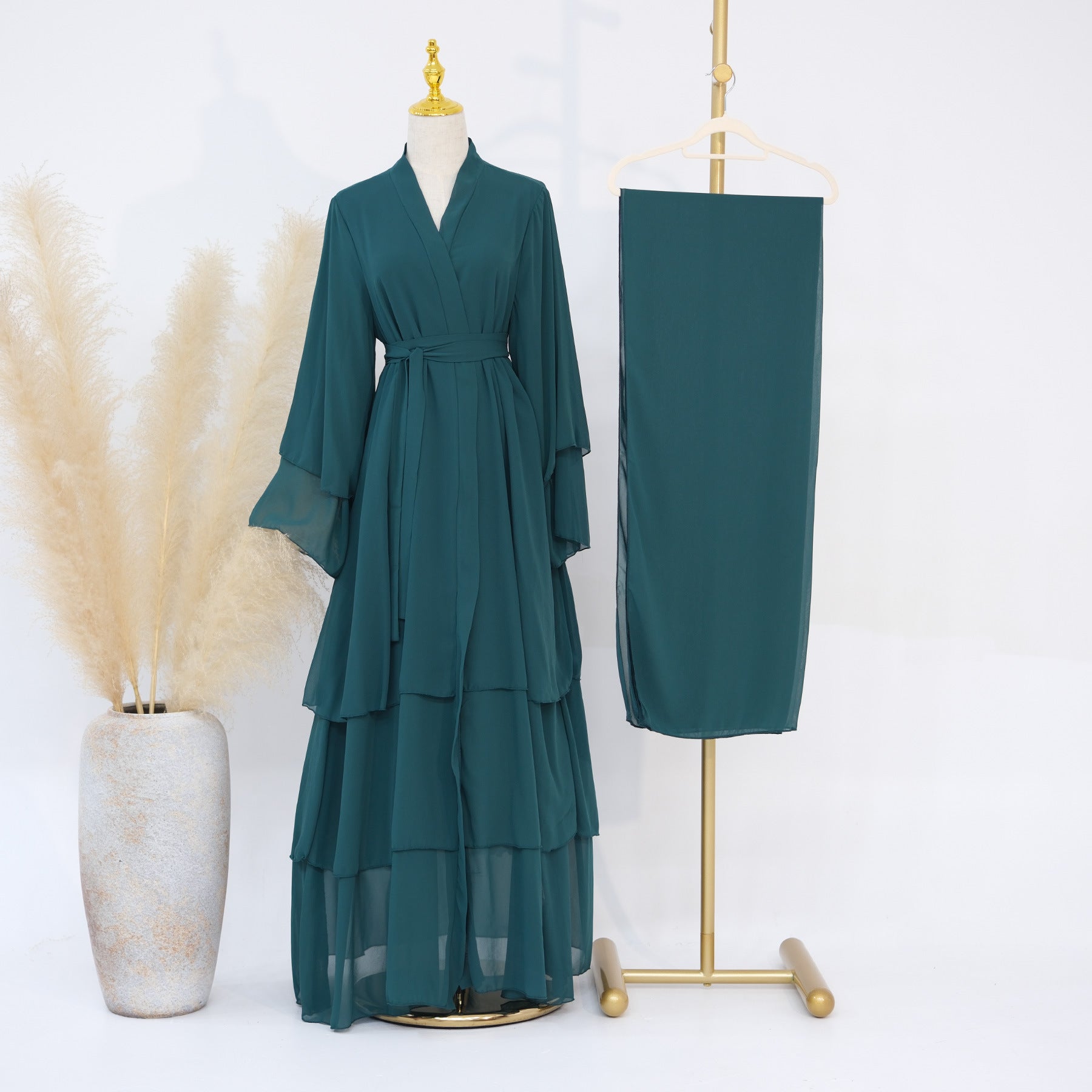 Dubai Middle East Turkey Dubai Exquisite Elegant Cardigan Robe