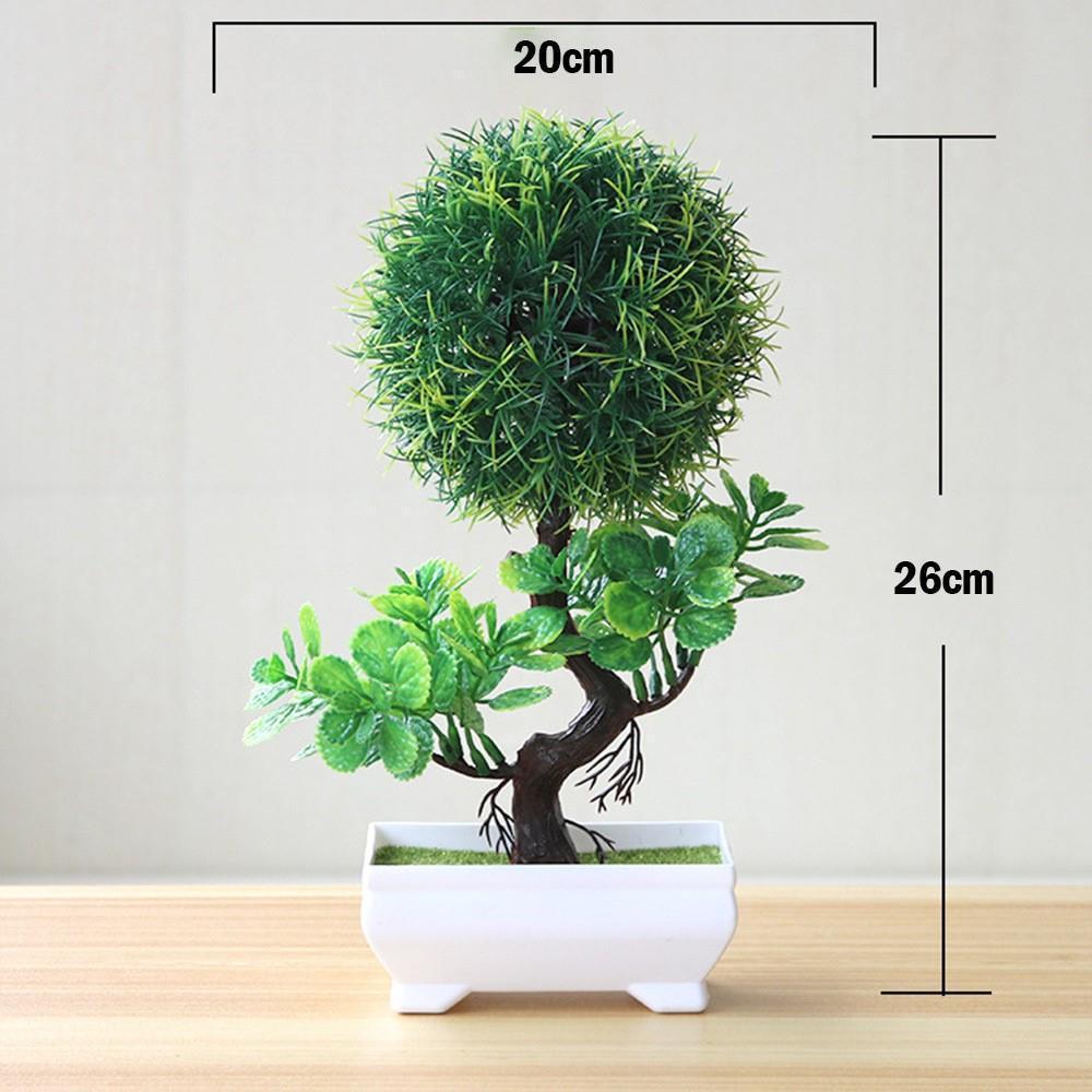 Artificial Potted Green Small Arborous Plants