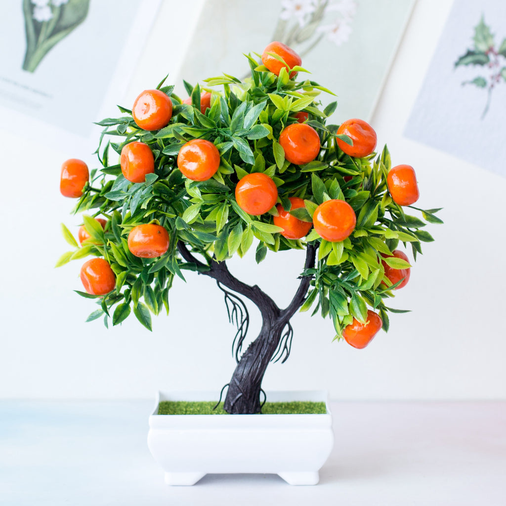 Fruit Tree Modeling Plastic Plant Bonsai Ornaments