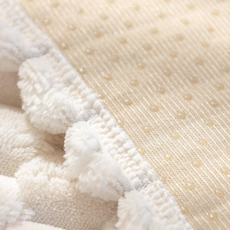 Beige Sofa Cover Cloth Winter