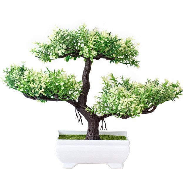 Artificial Potted Green Small Arborous Plants