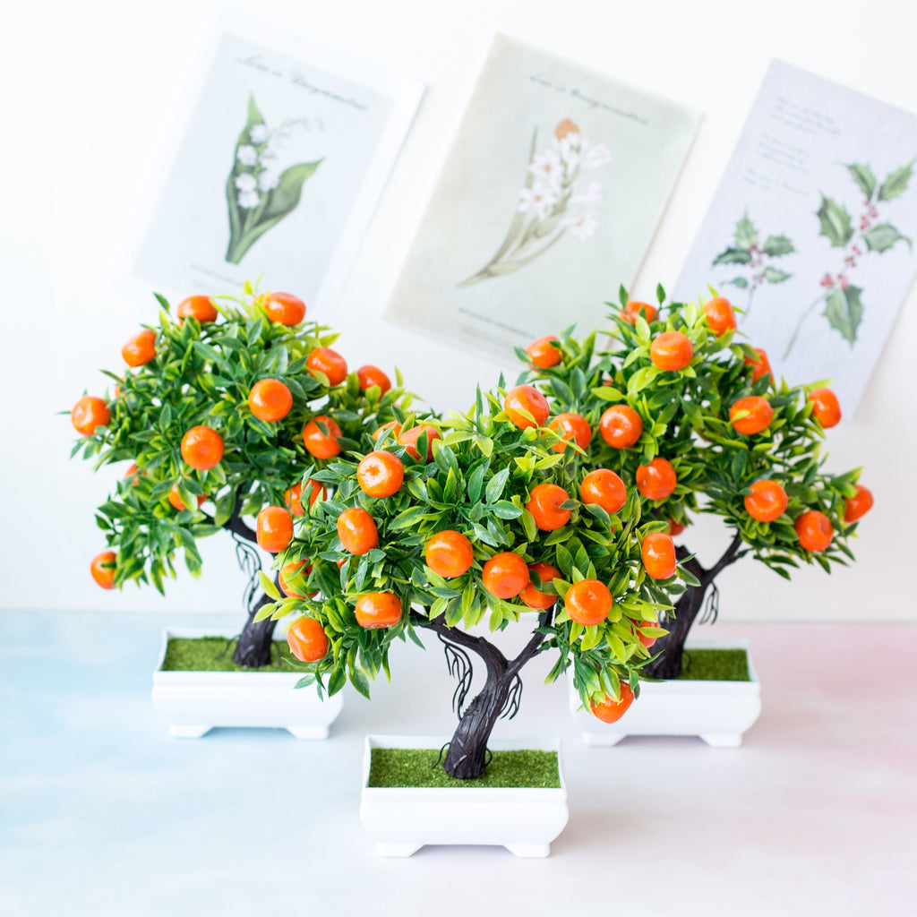 Fruit Tree Modeling Plastic Plant Bonsai Ornaments