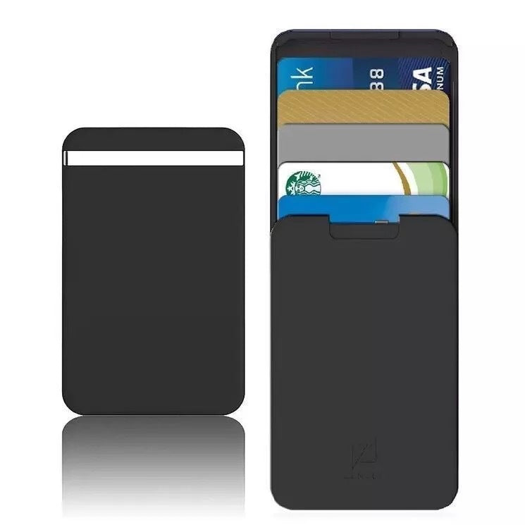 Urban Minimalist Slide Wallet – Slim Plastic Card Holder