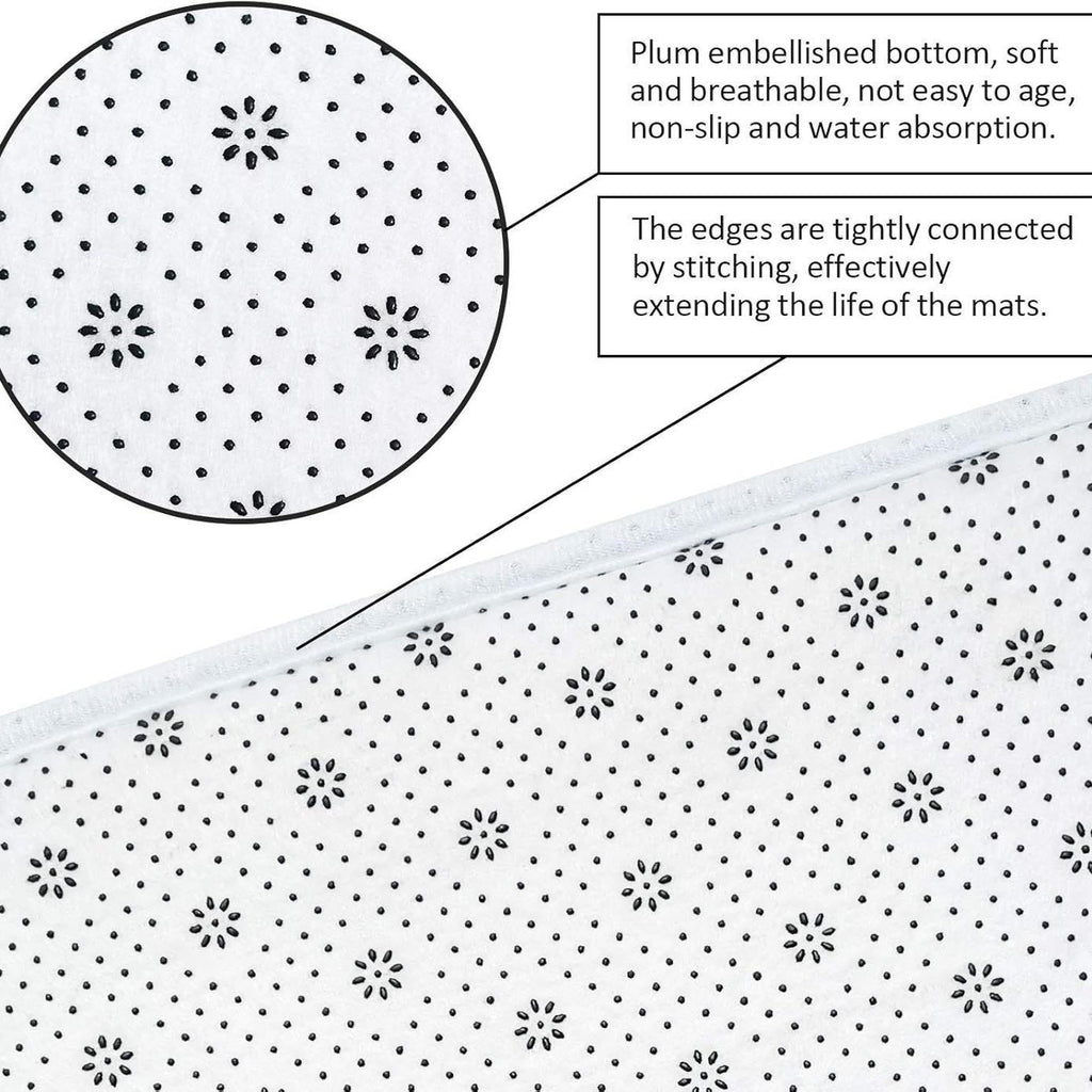 Decorative Artificial Plants Shower Curtain Textile Washable