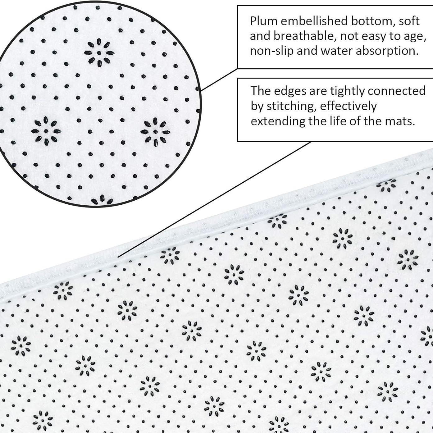 Decorative Artificial Plants Shower Curtain Textile Washable