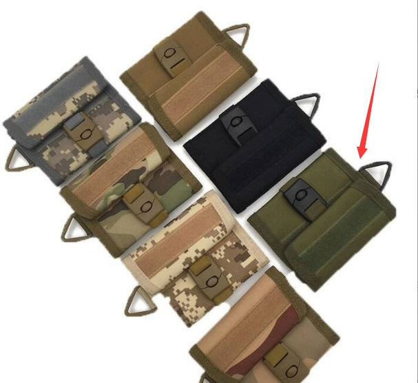 Velcro Shortcut Camouflage Wallet