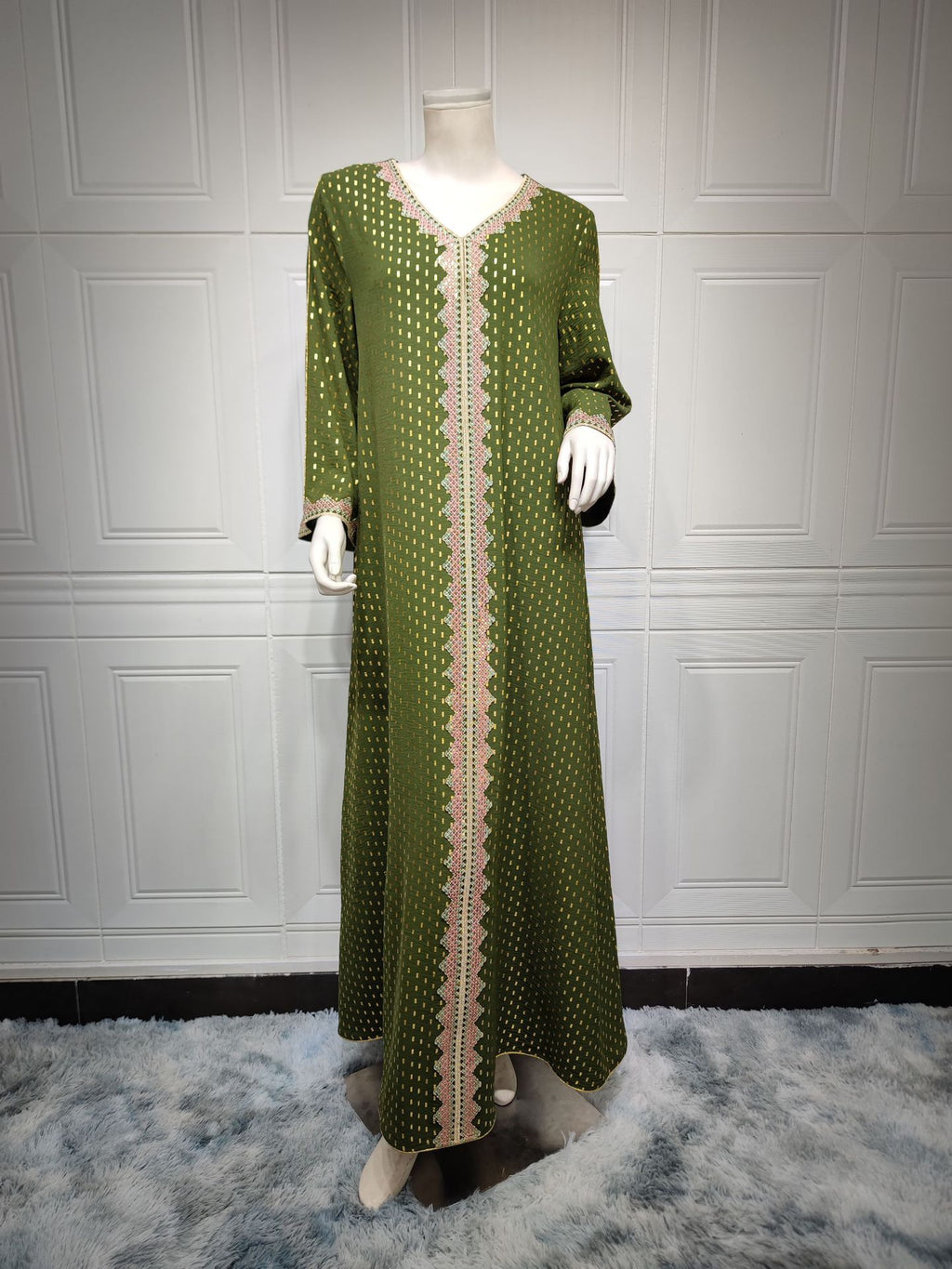 Summer Bronzing Muslim Dubai Gown