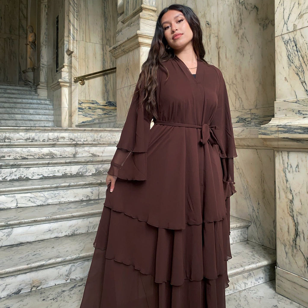 Dubai Middle East Turkey Dubai Exquisite Elegant Cardigan Robe