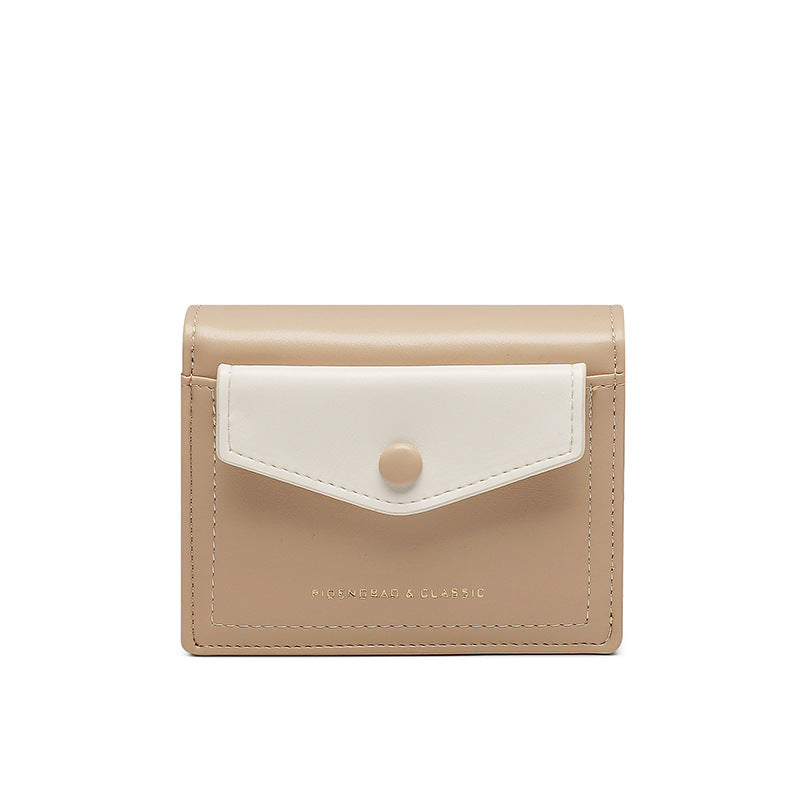 Women’s Short Leather Wallet – Urban Minimalist Design