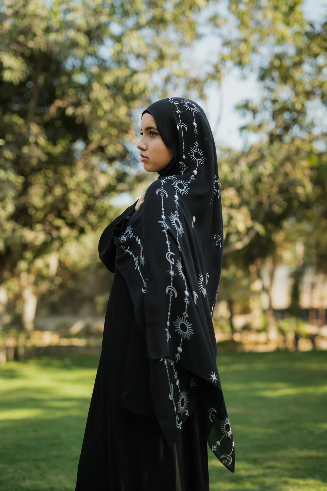 Satin Printed Hijab Printed Shawl Headscarf