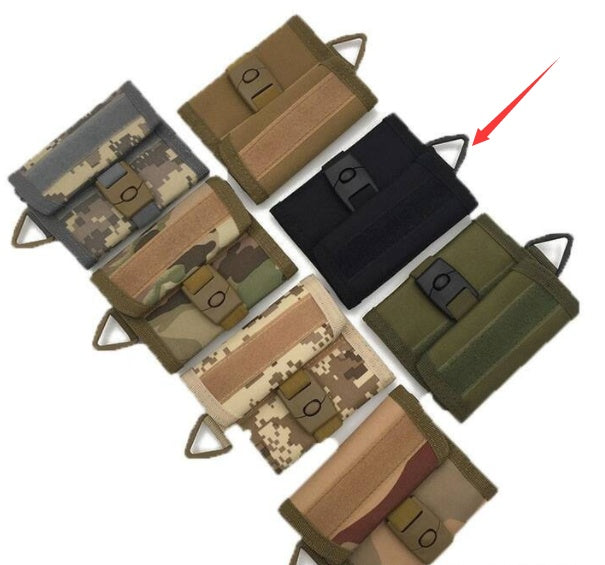 Velcro Shortcut Camouflage Wallet