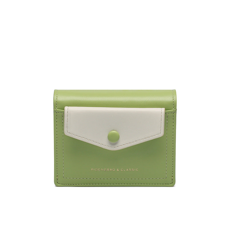 Women’s Short Leather Wallet – Urban Minimalist Design