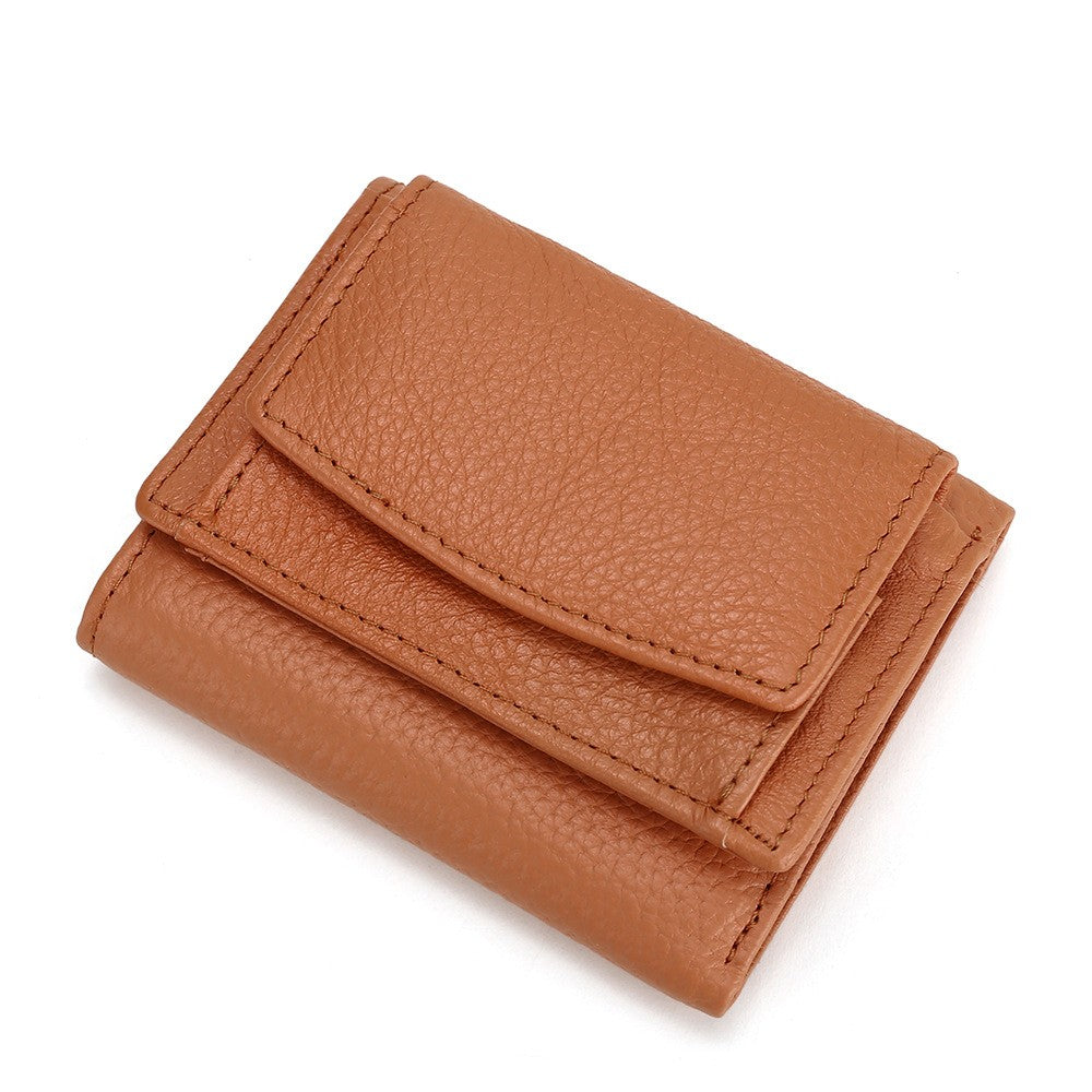 Minimalist men’s leather wallet with slim design and card holder slots. Premium quality wallet for everyday use.