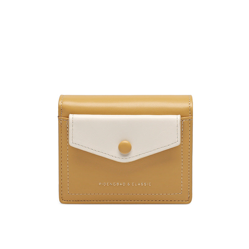 Women’s Short Leather Wallet – Urban Minimalist Design