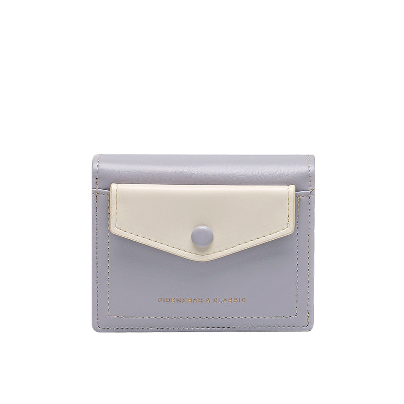 Women’s Short Leather Wallet – Urban Minimalist Design