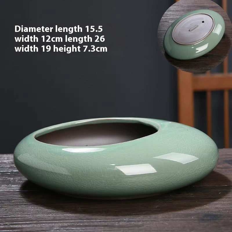 Ceramic Zisha Orchid Planting Bonsai Living Room Bonsai Basin