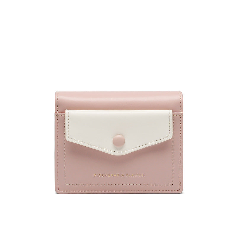 Women’s Short Leather Wallet – Urban Minimalist Design