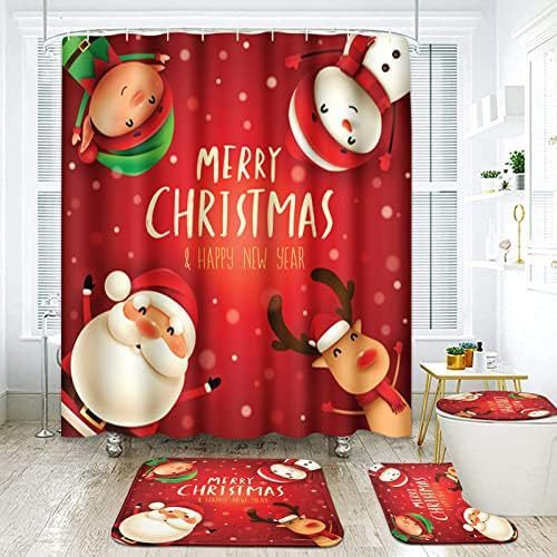 Decorative Artificial Plants Shower Curtain Textile Washable