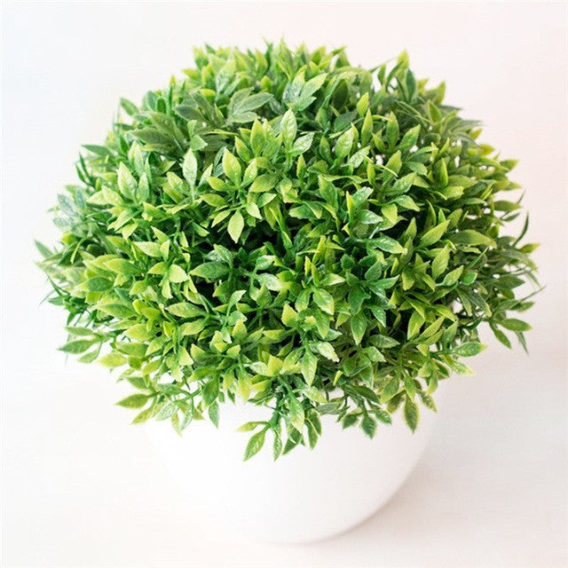 Artificial Potted Green Small Arborous Plants