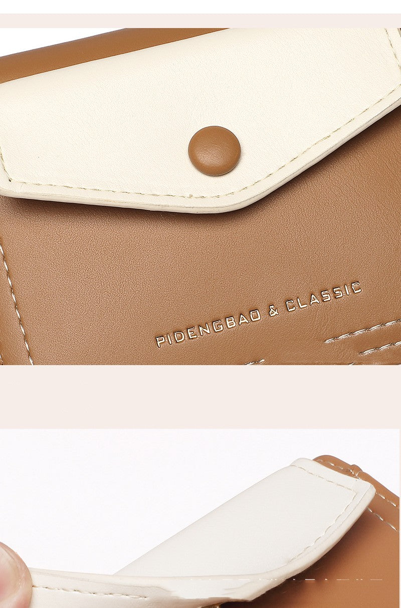 Women’s Short Leather Wallet – Urban Minimalist Design